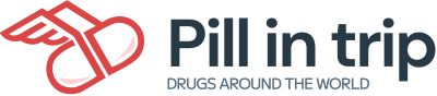 Pill in trip logo